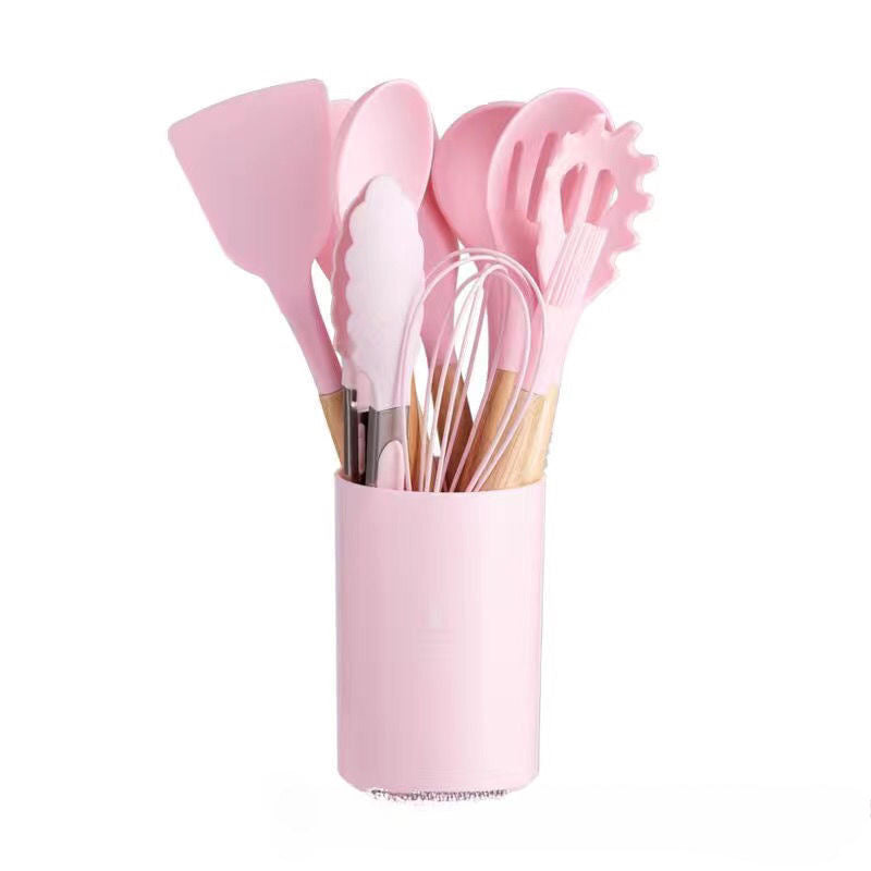 12-Piece Kitchen Utensil Set with Holder – Non-Stick Cooking Tools | UK