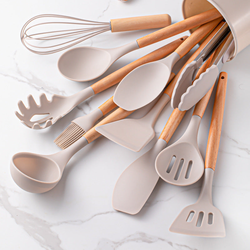 12-Piece Kitchen Utensil Set with Holder – Non-Stick Cooking Tools | UK
