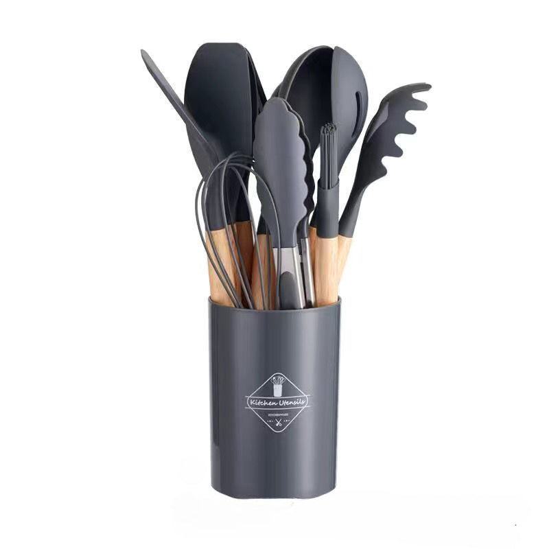 12-Piece Kitchen Utensil Set with Holder – Non-Stick Cooking Tools | UK