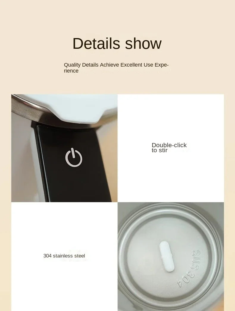 Smart Self-Stirring Coffee Mug