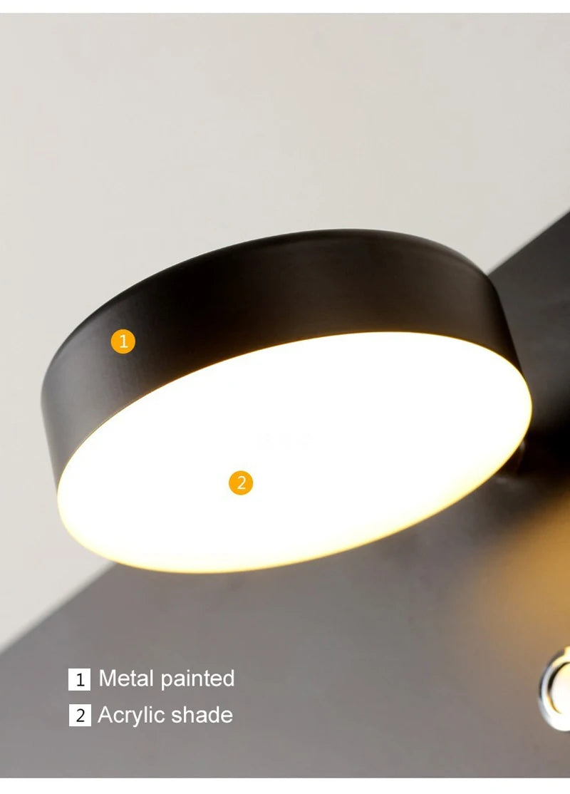 Smart USB Charging Wall Lamp 🔌