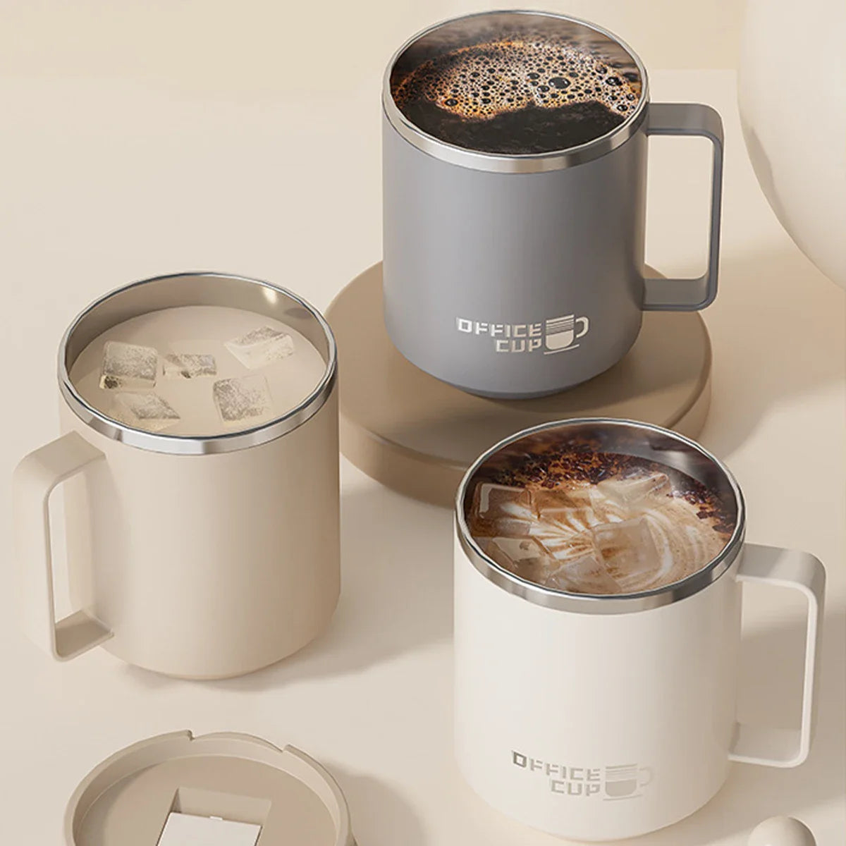 Double Wall Insulated Coffee Mug 304 Stainless Steel Milk Coffee Cup