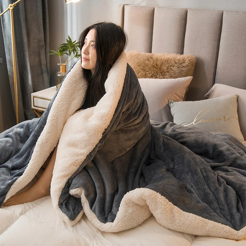 Ultra-Soft Premium Wool Throw