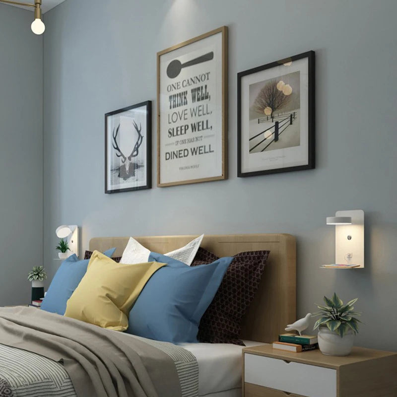 Smart USB Charging Wall Lamp 🔌